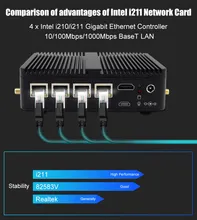 Ultra Compact Celeron J6426 Fanloze Mini PC Router