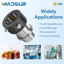 Wasserdichter Inline-Refraktometer zur Konzentrationsmessung mit Flanschgewindeanschluss
