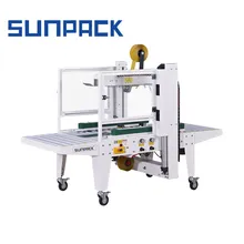 Sunpack Tam Otomatik Flap Karton Kutu Kapama Paketleme Makinesi Karton Kutu Şekillendirme Paketleme Makinesi