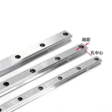 HGH15 Conjunto de Barra Guia Linear de Alta Estabilidade com Raiz Dura, Guia de Movimento Linear com Deslizante Compacto para Estruturas Mecânicas Reciprocantes de Alta Velocidade