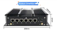 Pare-feu industriel Eglobal Mini PC Intel Core I5-10210u ordinateur de bureau mini ordinateur routeur