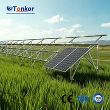 Boden-Schraubenfundament Solarmodul-Rahmensystem