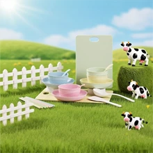 Chique Multikleur Servies Set Perfect