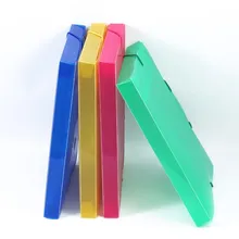 Borsa per la conservazione di test per studenti in plastica con corda elastica, cartella espandibile
