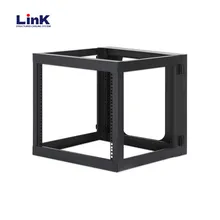 19" Rack Server a Telaio Aperto Autonomo con Ruote per Attrezzature di Rete e Computer