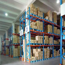 Scaffale in acciaio pesante regolabile per magazzino, ripiani di stoccaggio ad alta capacità