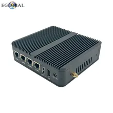 Máy tính Micro không quạt mạng Router mềm Tường lửa Intel N100 I225-V