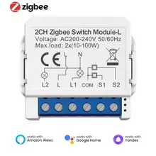 โมดูลสวิตช์อัจฉริยะ SLS Tuya Zigbee ไม่มีสายกลาง ควบคุมระยะไกลแบบไร้สาย