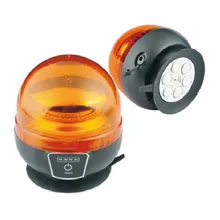 รีโมทคอนโทรลหลายฟังก์ชัน ไฟเบคอนฉุกเฉิน LED สีส้ม แบบชาร์จไฟได้