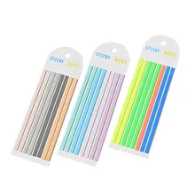 Etichette classificazione fluorescente Foska colori Morandi strisce adesive traslucide