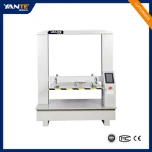 Máquina de ensayo de compresión de cajas/cartones corrugados con pantalla LCD de Yante Lab/Probador de compresión de cajas