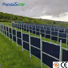Système de rayonnage solaire vertical à énergie propre et chaude Nouvelle conception Structure photovoltaïque solaire