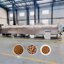 Dây chuyền sản xuất thức ăn khô cho thú cưng với kiểm soát nhiệt độ chính xác và quy trình sản xuất liên tục