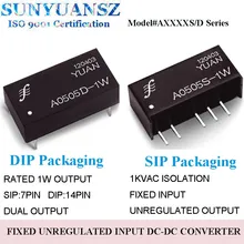 Mô-đun nguồn DC-DC đầu vào điện áp cố định 1W