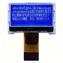 1.2 インチ FSTN / スタンタイプ St7567A ドライバー 128X64 DOTマトリックス LCDモジュール