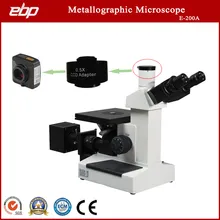 Microscopes métallographiques inversés trinoculaires pour l'analyse d'échantillons en laboratoire