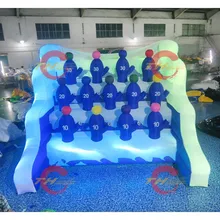 4X3X3m Nuovo Gioco Inflazionabile di Lancio/Gioco di Hoopla con Luce LED