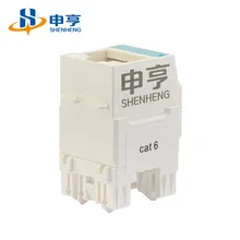 Fabrik Niedrigpreis CAT6 UTP Netzwerkmodul RJ45 Keystone Jack Kommunikationsnetzwerkmodule