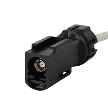 สายเคเบิล RF แบบ High Speed 6GHz Fakra รหัส White ไปยังรหัส Black สำหรับกล้องมองหลังและระบบ Avm
