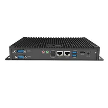 Dukungan Windows Linux /Android Multi Antarmuka Kotak Mini PC Aluminium Alloy Mini PC