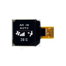 0.96 Tela OLED Pm Branca de 1 Polegada Interface Spi 96*96 Módulo LCD de Resolução