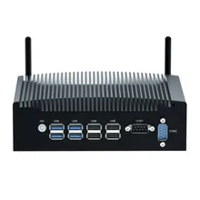 Hystou Fabrik Direkt OEM Eingebetteter lüfterloser Desktop-Computer stoßfest robuster staubdichter Mini-PC