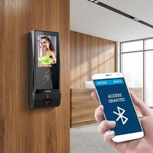 3.5" เครื่องอ่าน RFID แบบสัมผัสหน้าจอ ลินุกซ์ เครื่องสแกน QR โค้ด สำหรับเครื่องตั๋วที่จอดรถ การเข้าออก ระบบควบคุมการเข้าถึง
