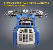 Computerisierte Transfer-Rippen-Jacquard-Strickmaschine