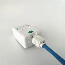 Netzwerk Rj11 RJ45 Oberflächenbox für Informationsbox