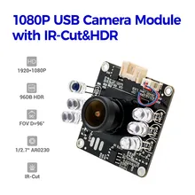 カスタマイズされた2MP WDRカメラモジュール、IR LED昼夜自動切替付き