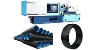 UPVC PP PPR PVCパイプフィッティングプラスチック射出成形機