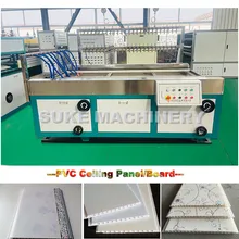 Jalur Produksi Panel PVC Jalur Produksi Papan Plafon Mesin Ekstruder Plafon Plastik