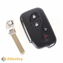 4-Tasten-Fernbedienung Schlüsselgehäuse für Lexus Smart Car Keys Leer