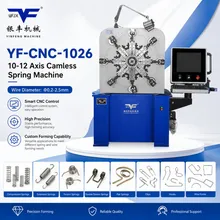 Mesin Pembuat Pegas Berbentuk Lengkung dari Kawat Stainless Steel