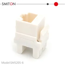 Colore Bianco RJ45 Jack Modulare CAT6 Modulo Keystone