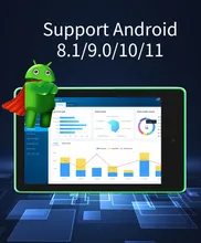 13.3-Inch Rk3288 Rk3399 Sentuh Kapasitif NFC Android 11.0 Tablet PC Kartu Poe Strip Lampu Tampilan