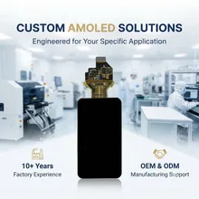 Pannello Display AMOLED OEM 3.26" con modulo OLED touch personalizzato per sistemi embedded e robotica