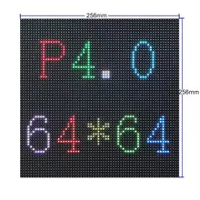 P4 LED-Anzeigetafel Werbung RGB-LED-Bildschirmtafel LED-Wand Hub75 Innen Vollfarb-LED-Modul 256*256mm P4 LED-Anzeigetafel Werbung RGB-LED-Bildschirmtafel LED-Wand Hub75 Innen Vollfarb-LED-Modul 256*256mm