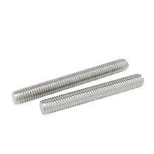 Venta Caliente Varilla de Rosca Varilla de Estudio Totalmente Roscada Tornillo de Acero Inoxidable Varilla Roscada