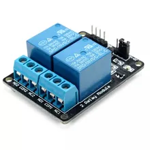DC5V 2 Módulo de Relé de Canal com Proteção por Optoacoplador para Placa de Desenvolvimento Arduino