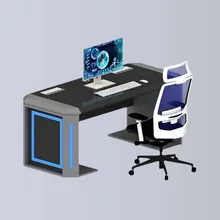 Entegre Kablo Yönetimi Çelik Çerçeve İzleme Konsolu Güvenlik Kontrol Odası için