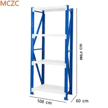 Estante de metal apilable, estante de almacenamiento de entrega rápida, estante de carga media para uso en sala de almacenamiento