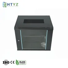 9u 19 Rak Dinding Inch Rak Kabinet Server yang Dipasang untuk Dijual