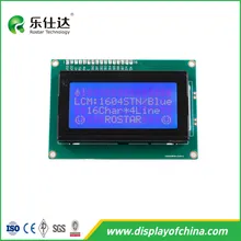Karakter Tipi 1604 Mavi Tek Renkli LCD Ekran Arka Işık ile