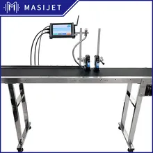 Thermische Inkjetprinter Inline Datumcoder 300/600dpi Variabele Gegevens Barcode Serienummer voor Verpakkingslijn