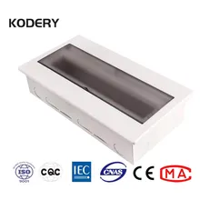 Boîte de distribution électrique extérieure à un phase avec modules Krone, boîte de jonction