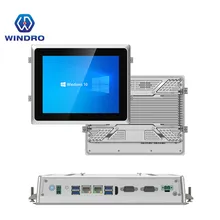 10.4 คอมพิวเตอร์แท็บเล็ตแบบสัมผัสที่มีความทนทานต่ออุตสาหกรรม หน้าจอสัมผัสกันน้ำ อ่านได้ในแสงแดด หลายจุดสำหรับเครื่องจักรในโรงงาน