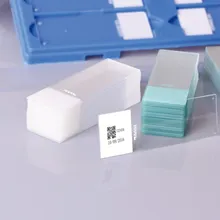 Vente directe d'articles en verre pour microscope avec code couleur