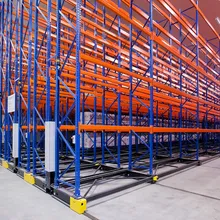Industriële magazijnrek aanpasbare opslagrekken Elektrische mobiele racking met Elektrisch mobiel racksysteem voor een goede prijs