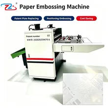 Plattenwechsel Schnelle Papierprägemaschine für schnelles Wechseln von Präge-Designs